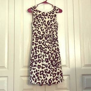 Cheetah print LOFT dress